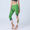 Floral Print Yoga Leggings High Waisted Fitness Pants