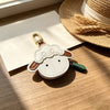 Sheep Face PU Leather Keychain Coin Purse