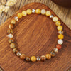 Tiger Eye and Crystal Bead Bracelet for Prosperity