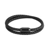 Braided Leather Red String Protection Magnetic Buckle Bracelet
