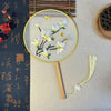 Embroidered Round Hand Fan with Tassel, Chinese Classical Style