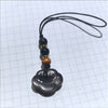 Black Obsidian Auspicious Cloud Pendant Necklace