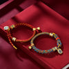 Tibetan Style Corn Knot Bracelet with Locket Charm