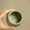 Lotus Pod Ceramic Teacup, Rock Glaze Kung Fu Tea Cup