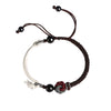 925 Sterling Silver Auspicious Dragon Braided Bracelet