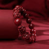 Double PiXiu Cinnabar Bracelet with Om Mani Padme Hum