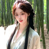 Flower Leaf Pearl Peace Tassel Hairpin