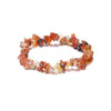 Irregular Crystal Chip Bracelet, Handmade Stone Jewelry
