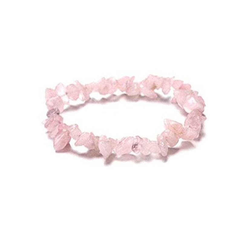Irregular Crystal Chip Bracelet, Handmade Stone Jewelry