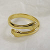 925 Sterling Silver Love Hug Thumb Ring