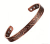 Tree of Life Copper Cuff Bracelet with Magnets