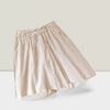 Women's Cotton Linen Shorts Loose Fit Drawstring Waist Pockets