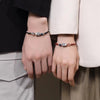 S925 Silver Pixiu Strawberry Quartz Braided Bracelet for Luck
