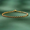 Colorful Rope Coin Bead Extra Thin Braided Bracelet