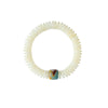 White Bodhi Seed Bracelet with Colorful Tassel