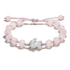 Pixiu Bracelet with Cat's Eye or Strawberry Quartz
