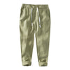 Men's Linen Drawstring Pants with Pockets