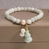 Jade Gourd Blessing Protection Charm Bracelet
