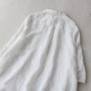 Linen Midi Dress with Pockets and Collar