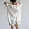 Women's T-Shirt Summer Casual Plain Half Sleeve Crew Neck Side Slit