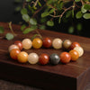 Golden Silk Jade Pixiu Wealth Bracelet