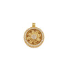 925 Sterling Silver Eight Treasures Luo Pan Necklace Pendant