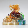 Chinese Zodiac Liuli Glass Figurine, Home Office Decoration