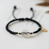 Chalcedony Peace Buckle Braided Bracelet