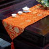Chinese Silk Table Runner with Tassels