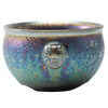 Ceramic Jianzhan Teacup with Gold-tone Interior