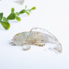 Koi Fish Crystal Chip Epoxy Resin Luck Decoration