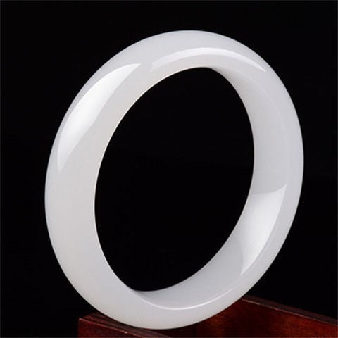 Natural Jade Prosperity Bangle Bracelet