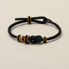 Handmade Adjustable Cord Bracelet with Yuanbao Knot