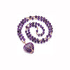 Natural Stone Beaded Pendant Necklace, Tree of Life Design