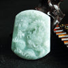 Jade Dragon Pendant Necklace Chinese Zodiac Amulet