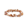 Irregular Crystal Chip Bracelet, Handmade Stone Jewelry