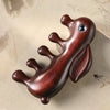 Wooden Rabbit Massage Comb for Scalp Relaxation