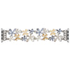 Floral Metal Apple Watch Band Elastic Stretch