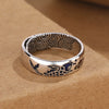 Koi Fish Auspicious Cloud Design Luck Wealth Ring