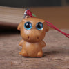 Green Sandalwood Chinese Zodiac Animal Keychain