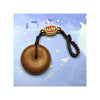 Wooden Cat Phone Charm and Keychain Decoration