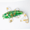 Koi Fish Crystal Chip Epoxy Resin Luck Decoration