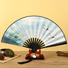Chinese Style Handheld Folding Fan with Tassel