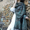 Tibetan Shawl Paisley Wrap Scarf