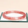 Natural Crystal Bangle Bracelet, Chinese Style Jewelry