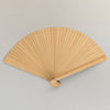Traditional Chinese Folding Hand Fan with Crane Motifs