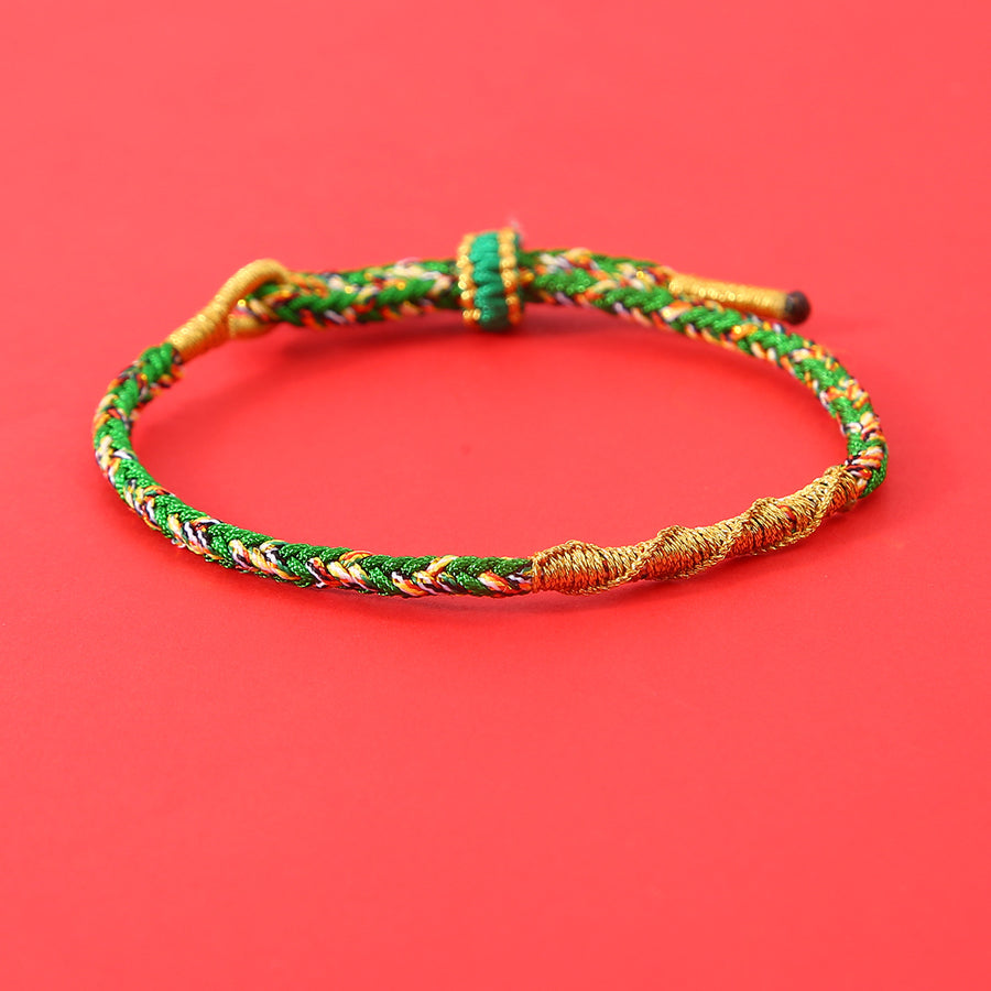 Chinese Zodiac Luck Strength Braided Rope Bracelet