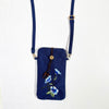 Embroidered Floral Crossbody Bag for Phone and Essentials