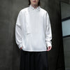Men's Chinese Frog Button Long Sleeve Shirt