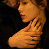 Angel Wing Ring Adjustable Silver-Tone Vintage Style